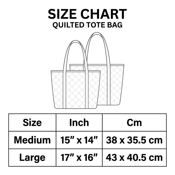 Quilted Tote Bag - Elephant