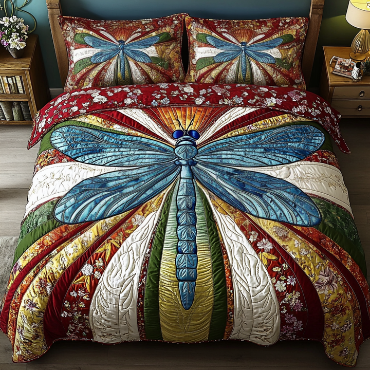 Aurora Flyer 3-Piece Quilted Bedding Set NCU0DV2818