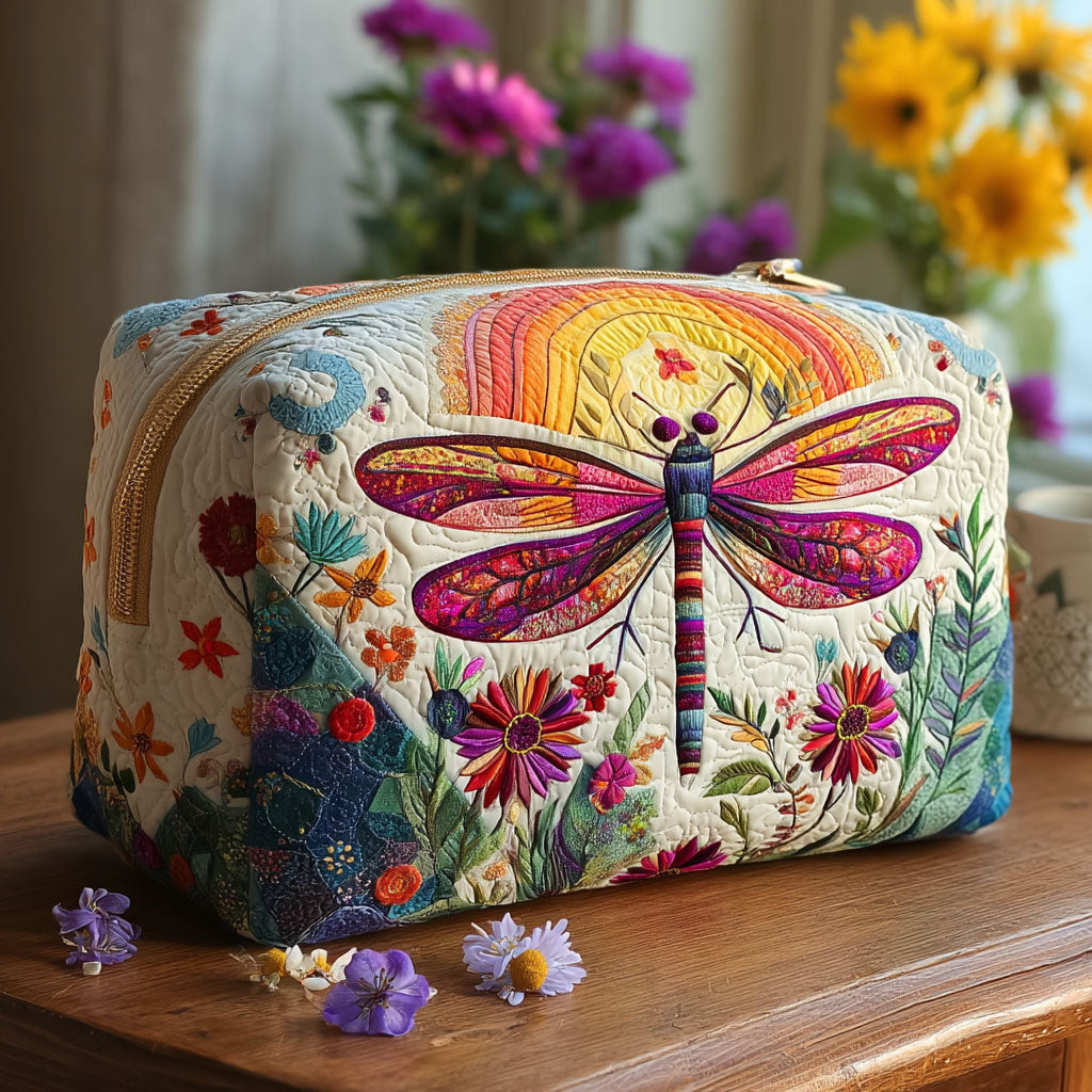 Autumn - Quilted Toiletry Bag - Refined Print