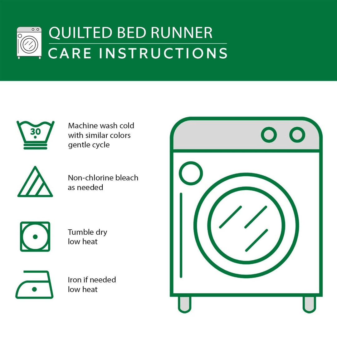 Sparkle Noel Quilted Bed Runner NCU0PT9538