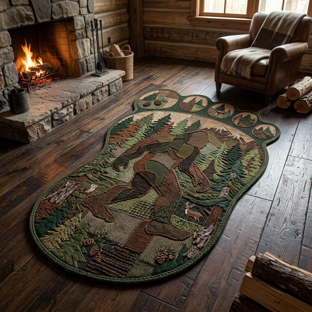 Bigfoot Trail Custom Shape Area Rug NCU0DV9662