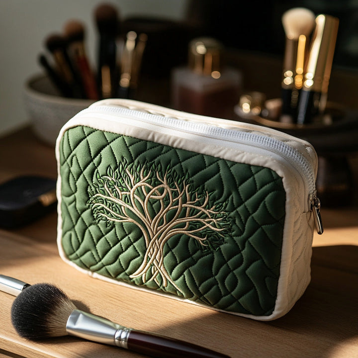Birdie - Quilted Toiletry Bag - Heavenly Roots