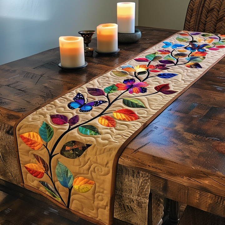 Branch Of Life Quilted Table Runner NCU0DV2130