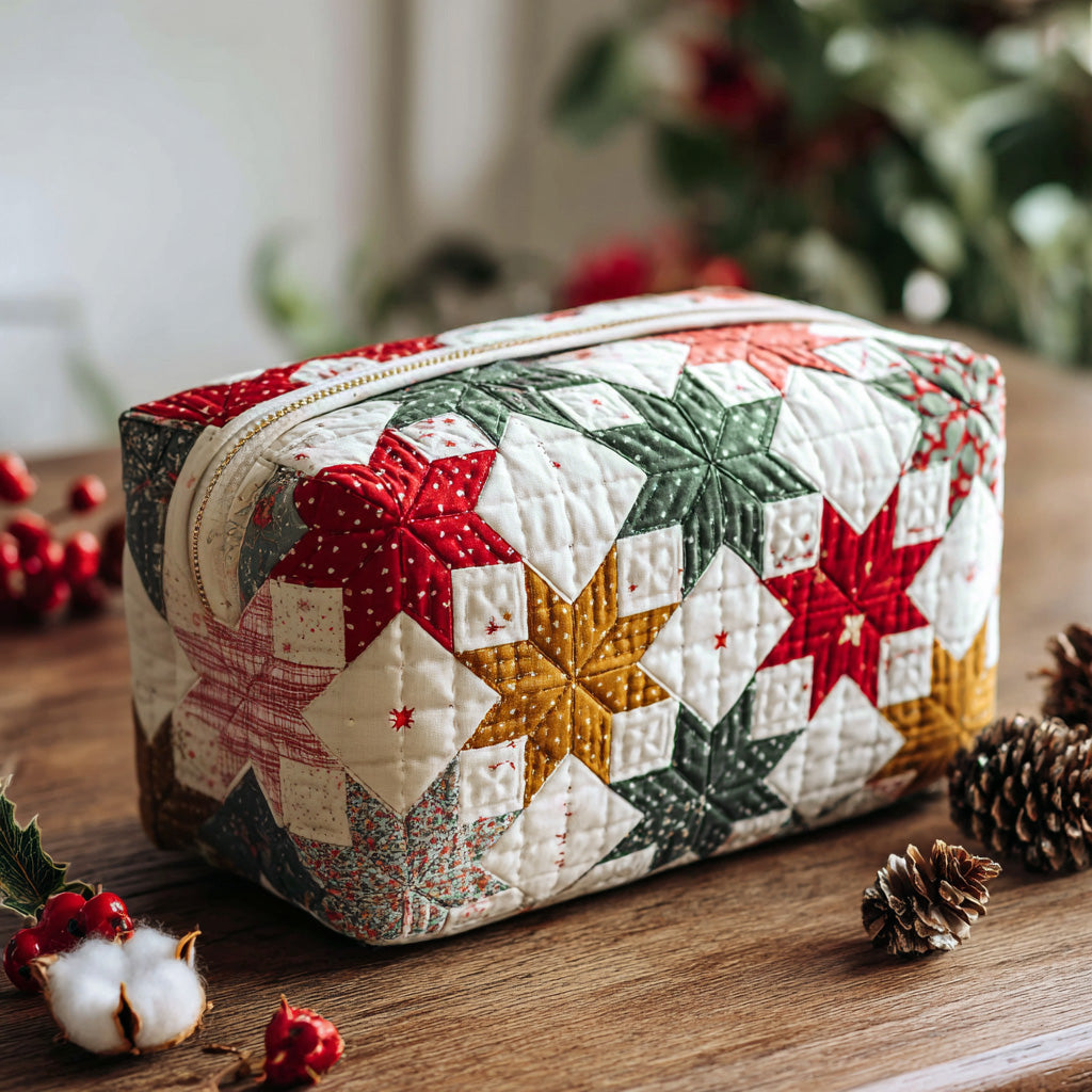 Bridget - Quilted Toiletry Bag - Country Star