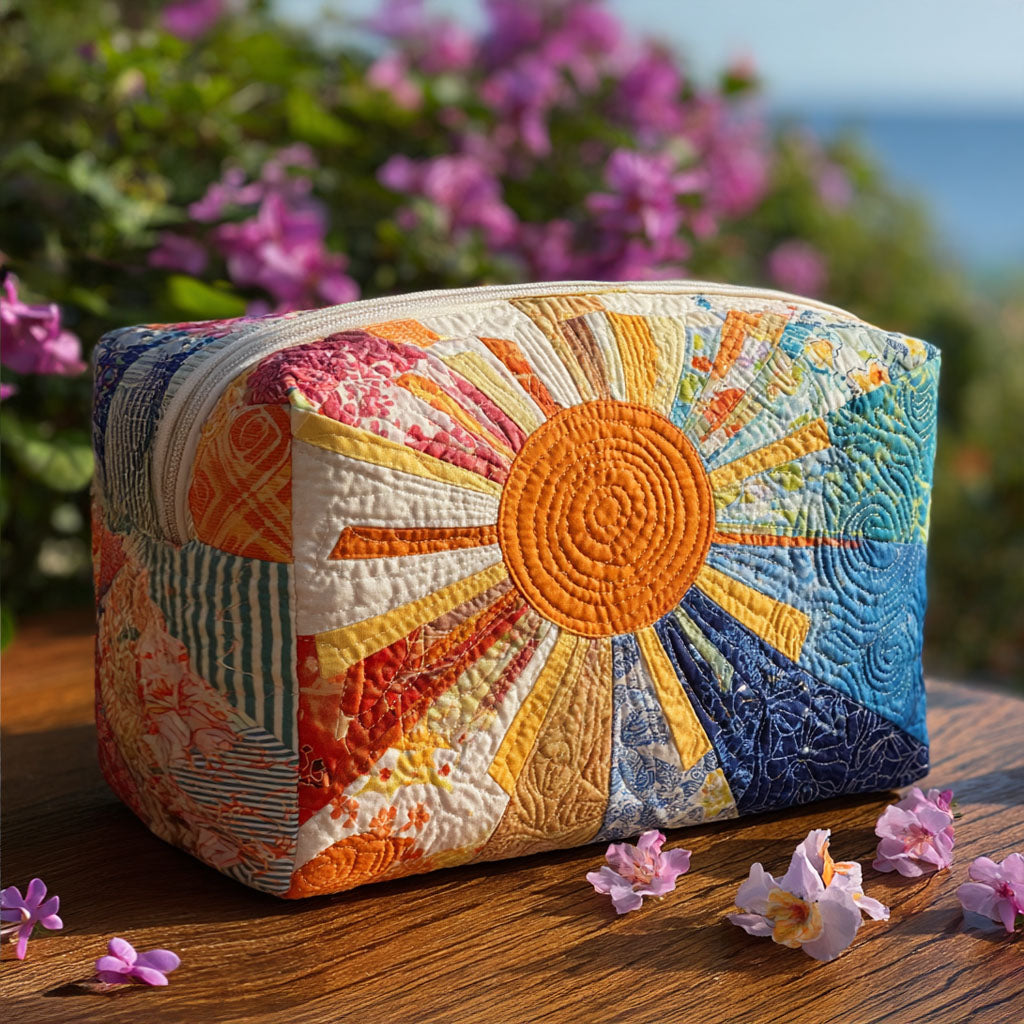Brynn - Quilted Toiletry Bag - Sunbeam