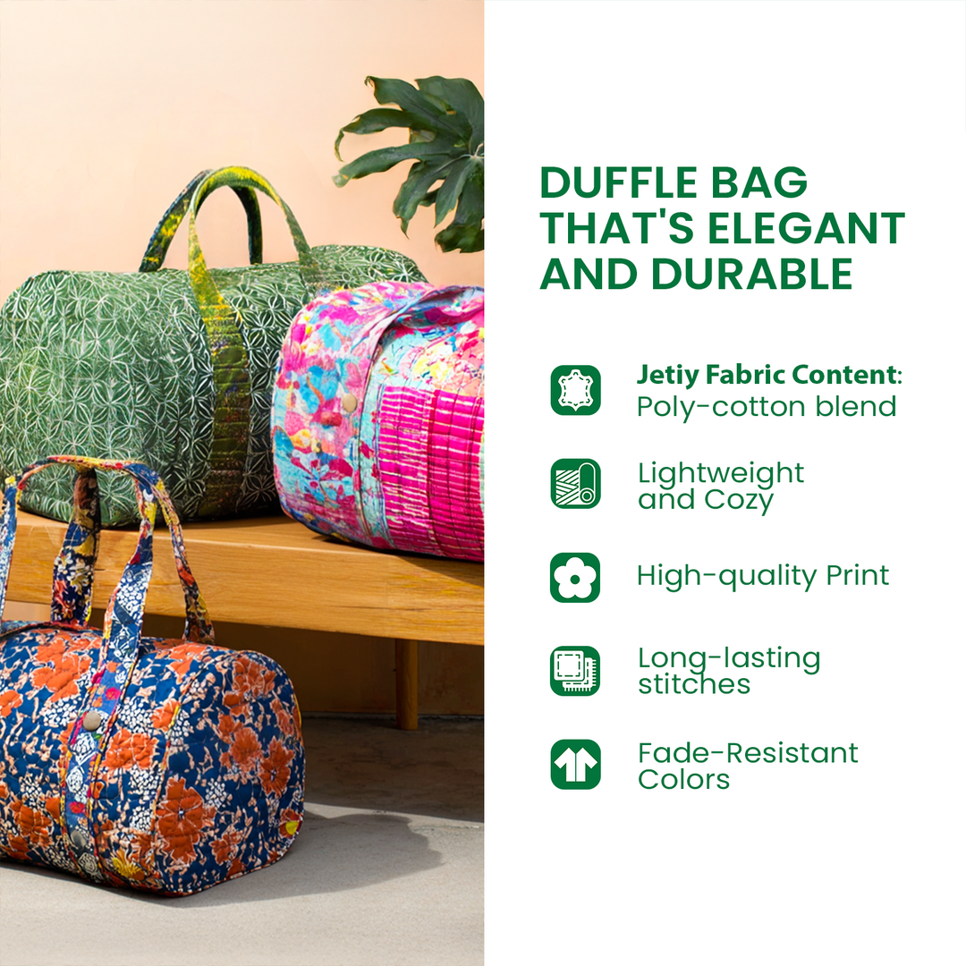 Pugsy Wugsy Quilted Duffle Bag NCU0PT9564