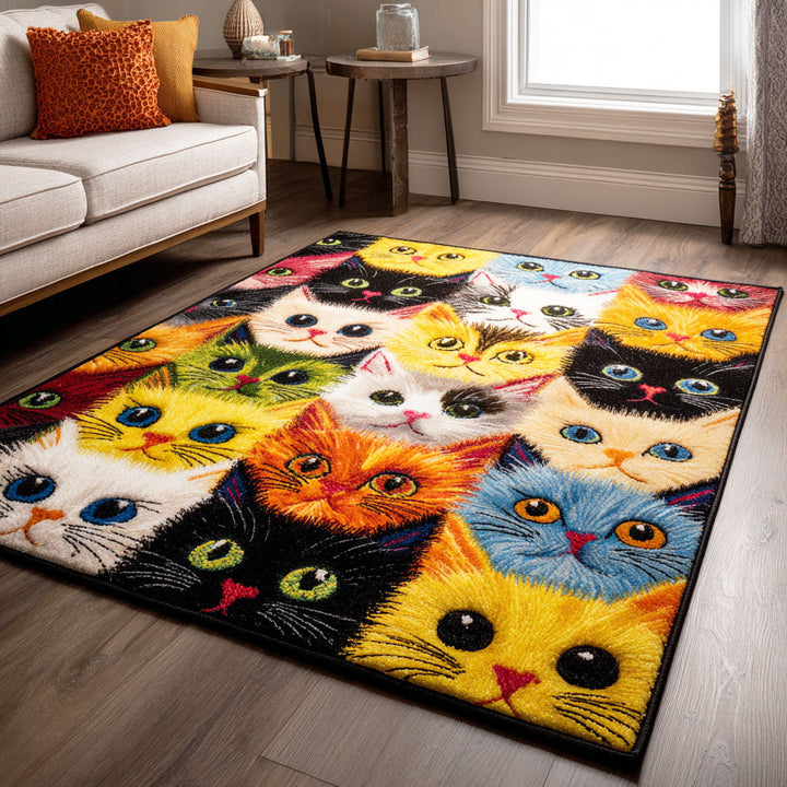 Cat Daydream Area Rug NCU0TD2359