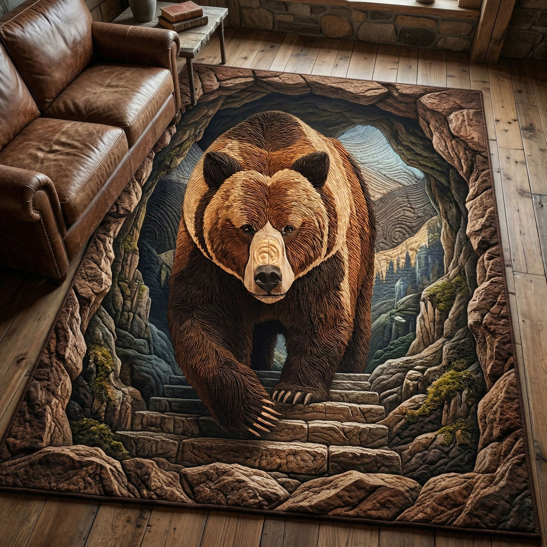 Cave Bear Area Rug NCU0NT12440