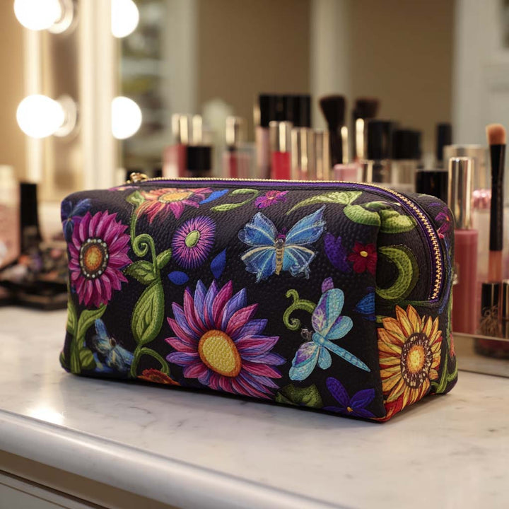 Charlotte - Quilted Toiletry Bag - Morning Light