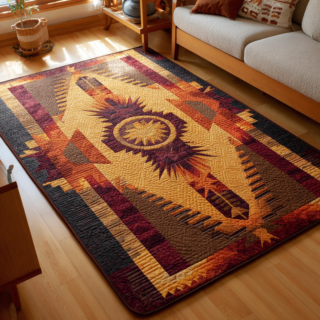 Desert Sunburst Area Rug NCU0VL3248