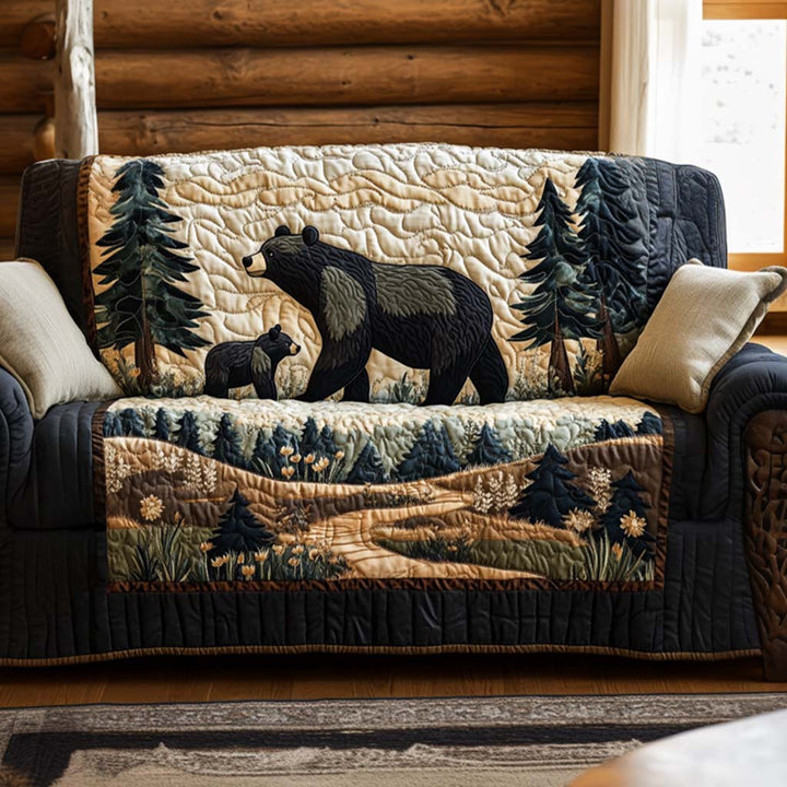 Forest Bond Quilted Sofa Cover NCU0NT10660