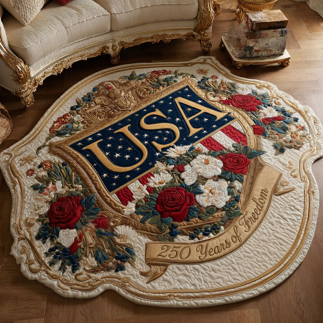 Freedom Map Custom Shape Area Rug NCU0NT12655