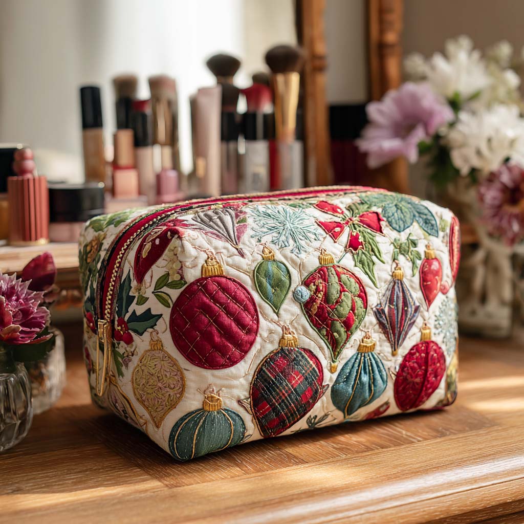 Harriet - Quilted Toiletry Bag - Cheerful Details