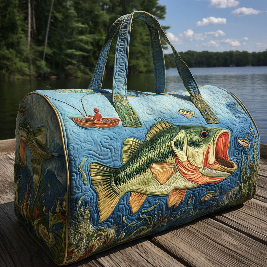 Hook Line Quilted Duffle Bag NCU0PT9011