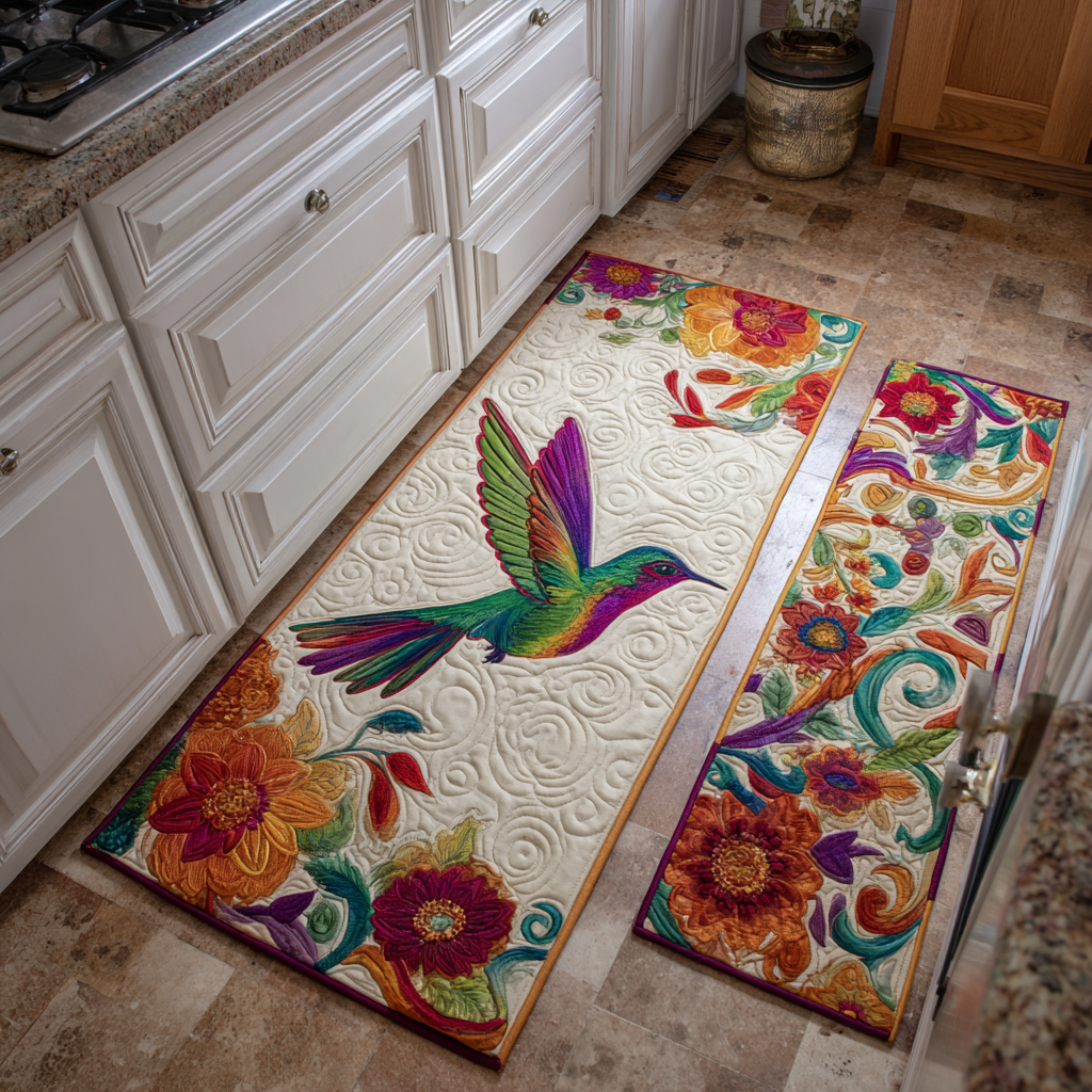 Hummingbird Spirit Kitchen Area Rug NCU0DK11062