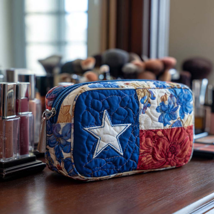 Josephine - Quilted Toiletry Bag - Lonely Star