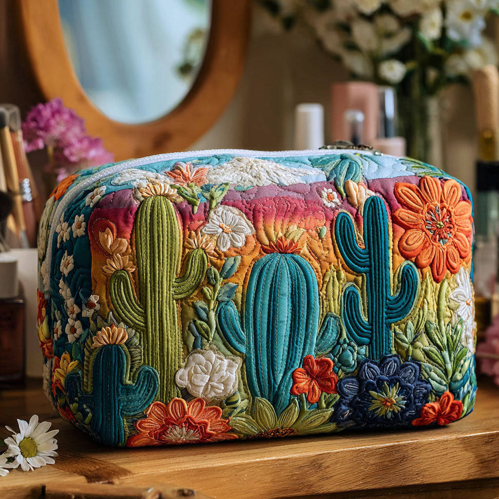 Josie - Quilted Toiletry Bag - Cheerful