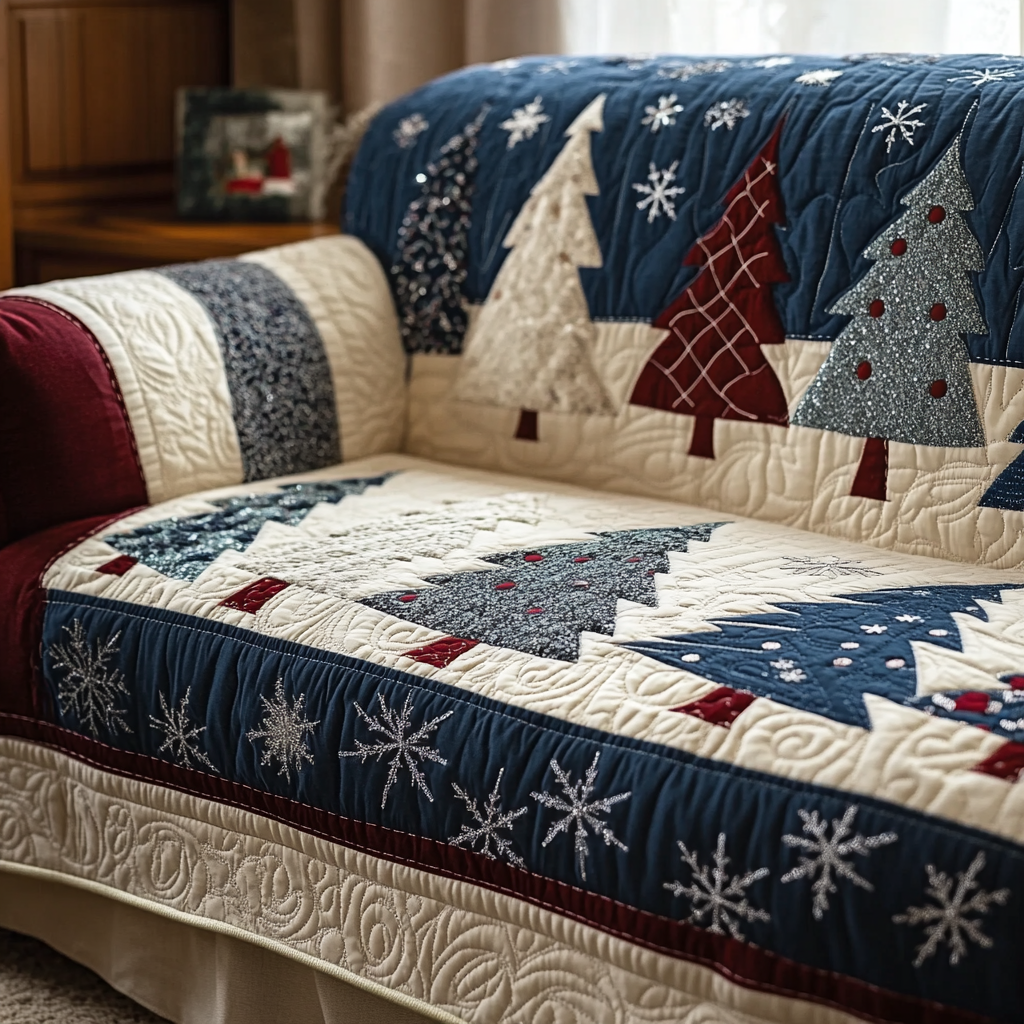 Joyful Forest Quilted Sofa Cover NCU0DK10808