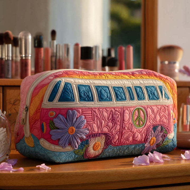 Kaitlin - Quilted Toiletry Bag - Serene Travel