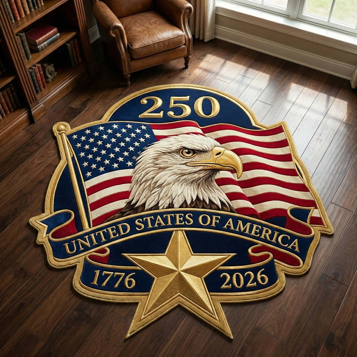 Liberty Eagle Custom Shape Area Rug NCU0HH1982