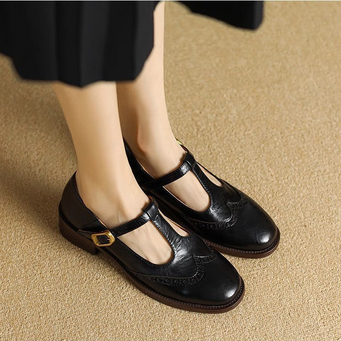 YSOLENNE | ELEGANT T-BAR MARY JANES