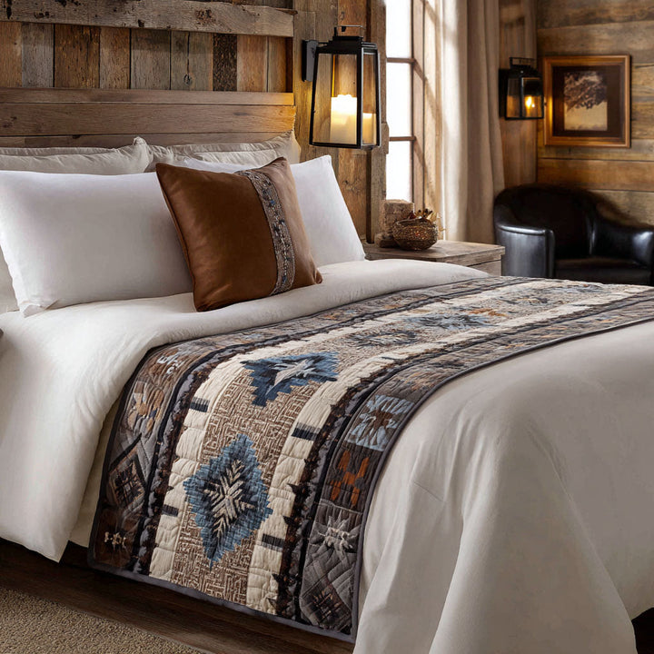 Outlaw Charm Quilted Bed Runner NCU0PT8785