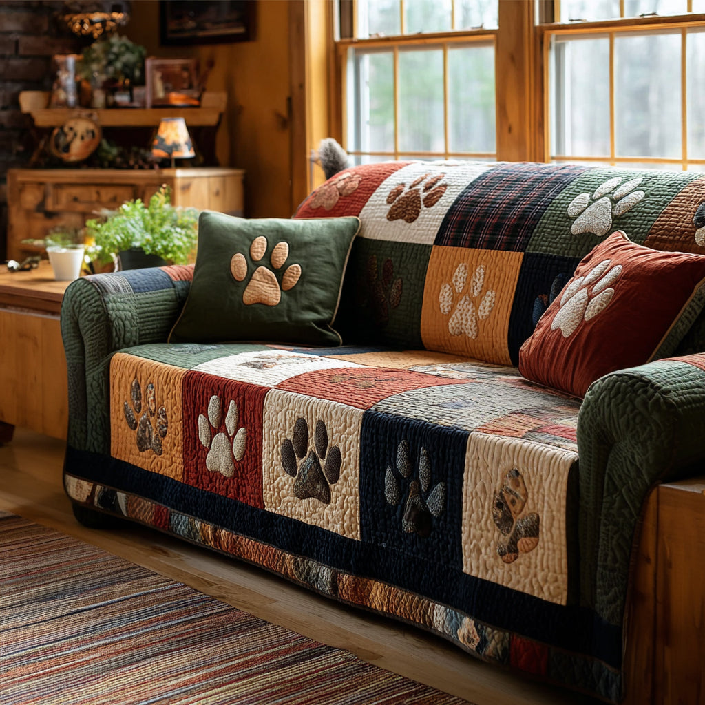 Paw Haven Quilted Sofa Cover NCU0DV9009