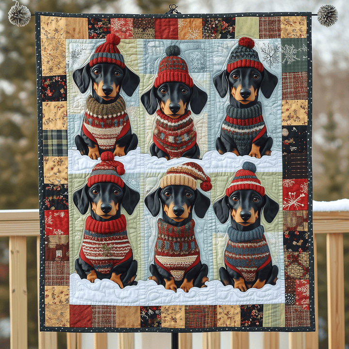 Paws and Pompoms Art Quilt Hanging NCU0TH1577