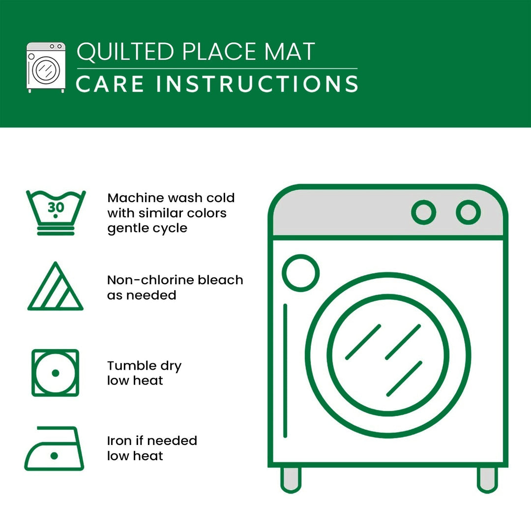 Paradise Pair Quilted Placemat NCU0NT797