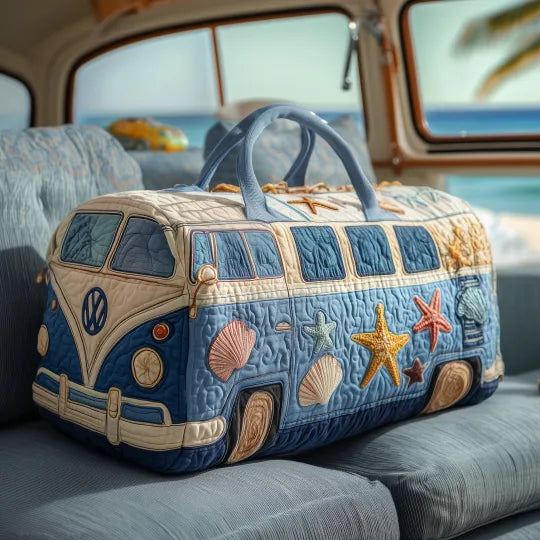 Quilted Travel Bag - Beach Camper