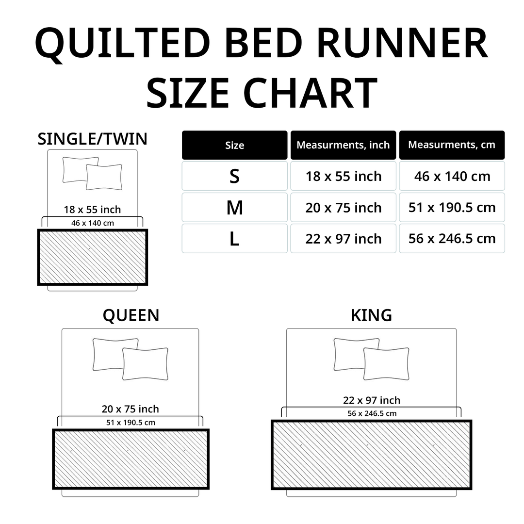 Sacred Headdress Quilted Bed Runner NCU0TD1274