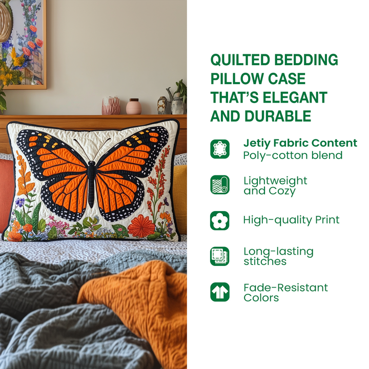 Peaceful Wanderlust Quilted Bedding Pillow Case NCU0PT5982
