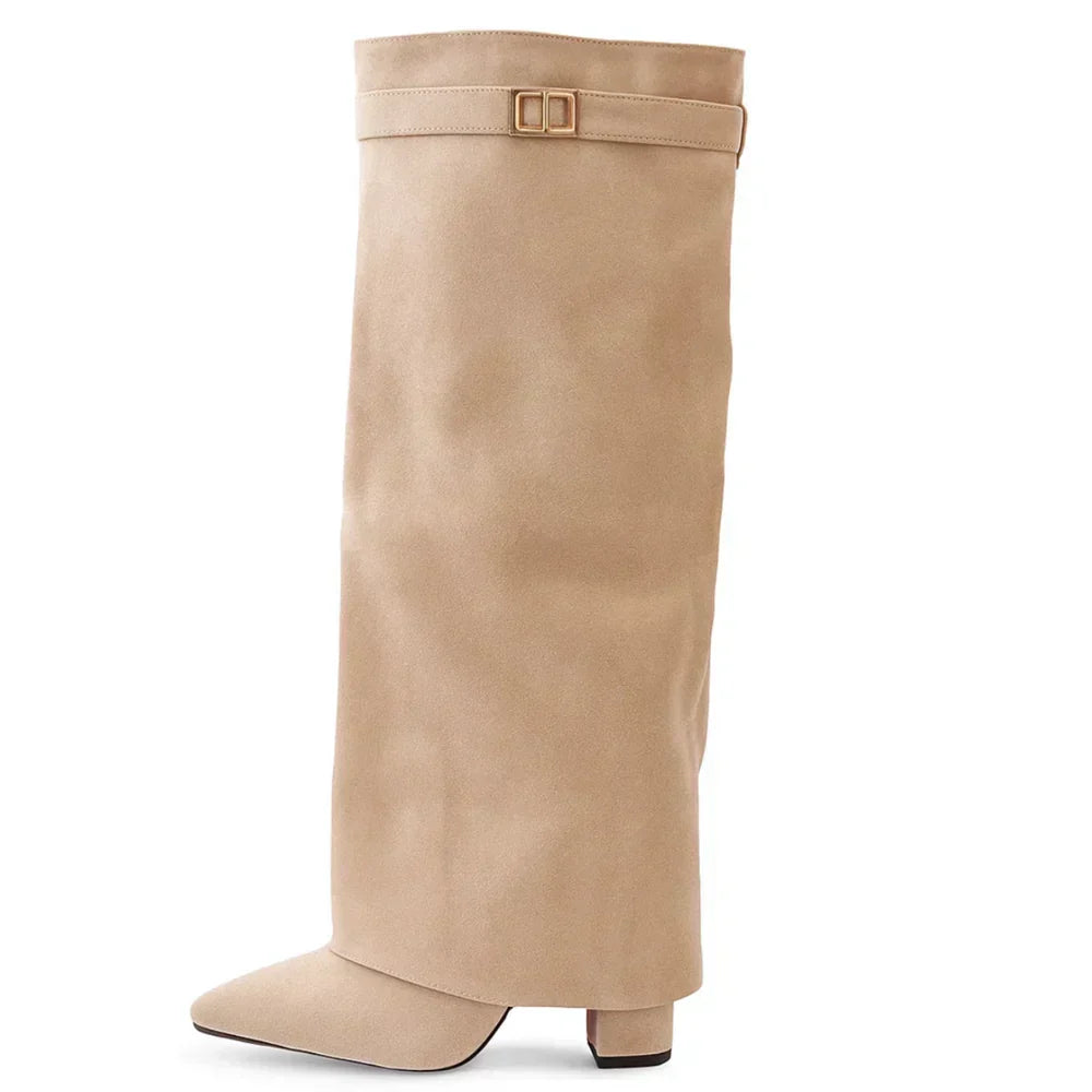 SUEDORA™ | HIGH SUEDE BOOTS