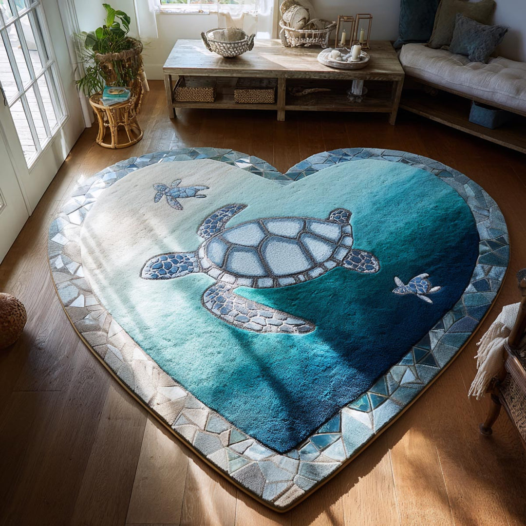Sea Nurture Custom Shape Area Rug NCU0DV9620