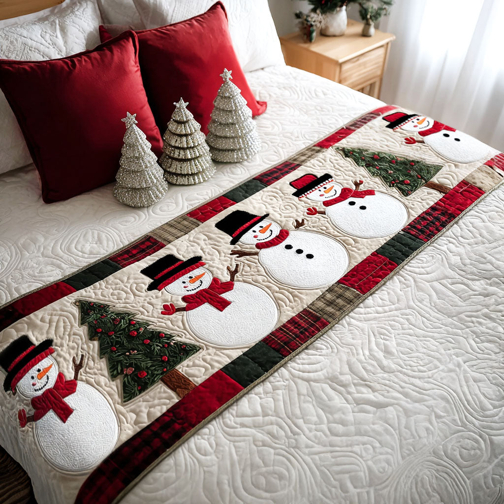 Christmas Quilted Bed Runner NCU0VT258
