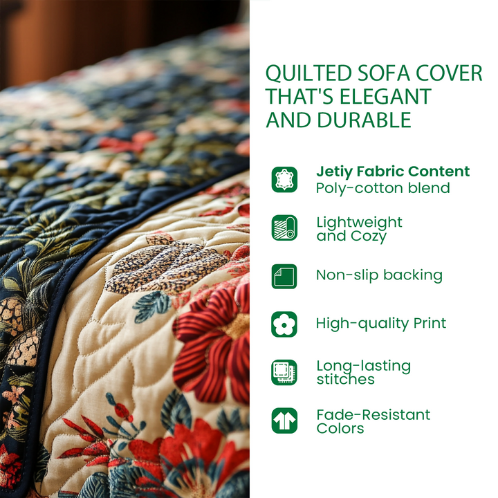 Irish Cozy Quilted Sofa Cover NCU0PT11222
