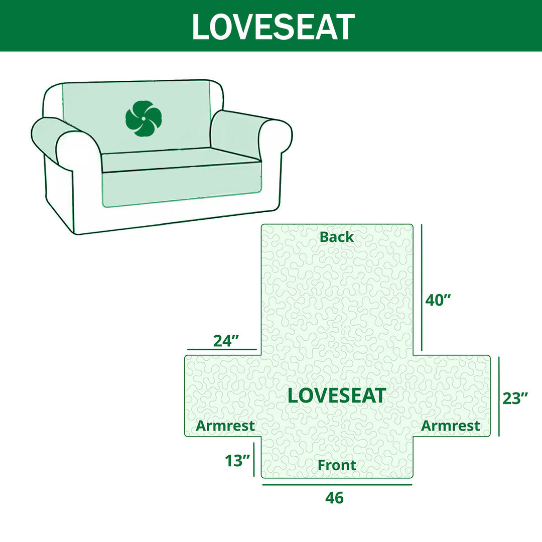 Old Fence Ponnies Quilted Sofa Cover NCU0PT11120
