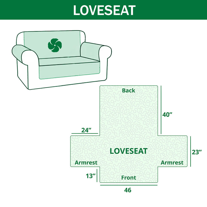 Pug in a Sweater Quilted Sofa Cover NCU0PT9814
