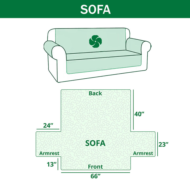 Saltwater Serenade Quilted Sofa Cover NCU0PT11141