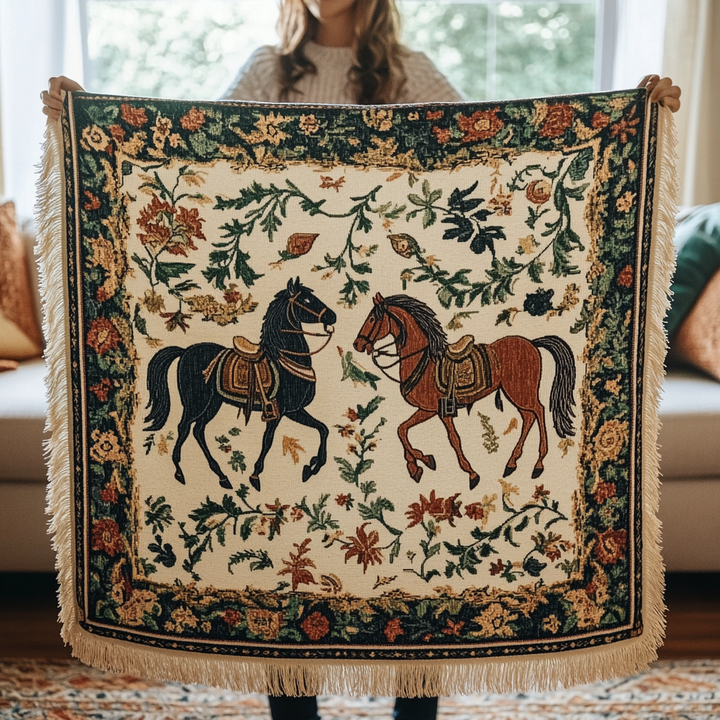 Sunset Gallop Woven Sofa Blanket NCU0VH3481