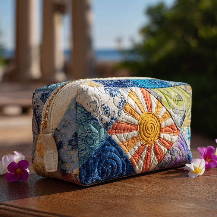 Vanessa - Quilted Toiletry Bag - Earth Spirit