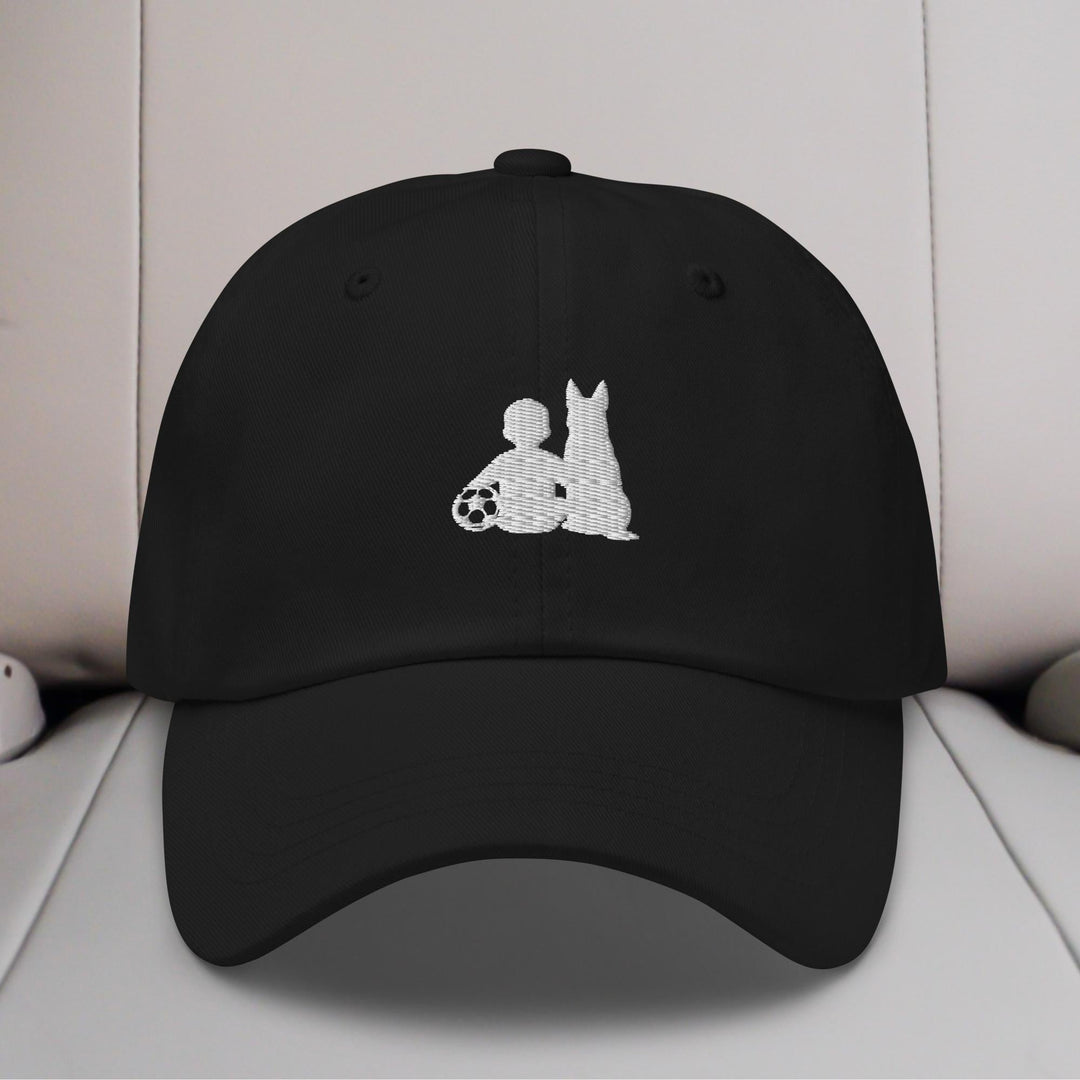 Dog and Child Embroidered Hat