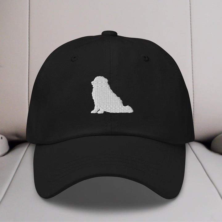 Bernese Mountain Dog Silhouette Embroidered Hat