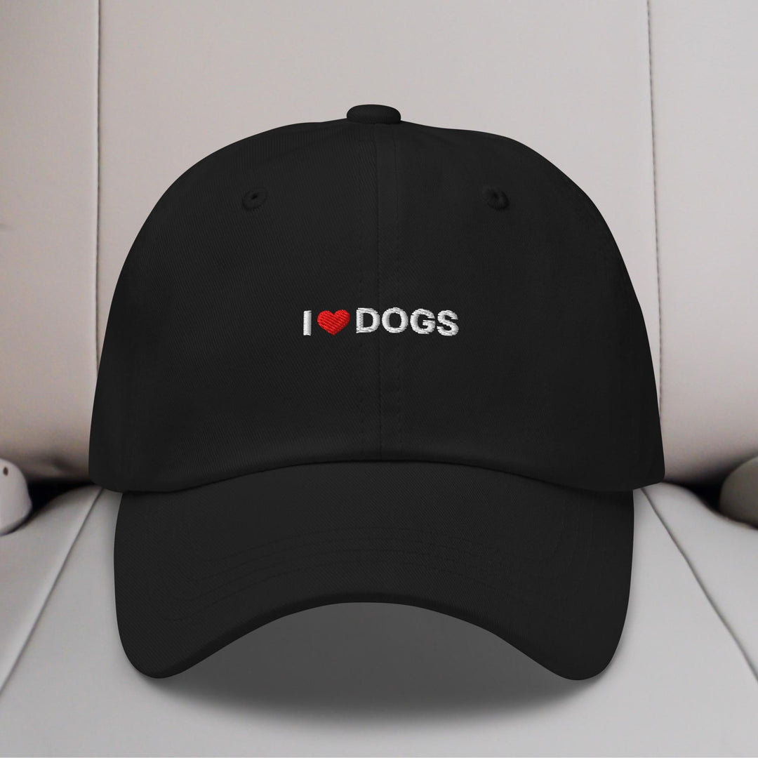 I Love Dogs Embroidered Hat