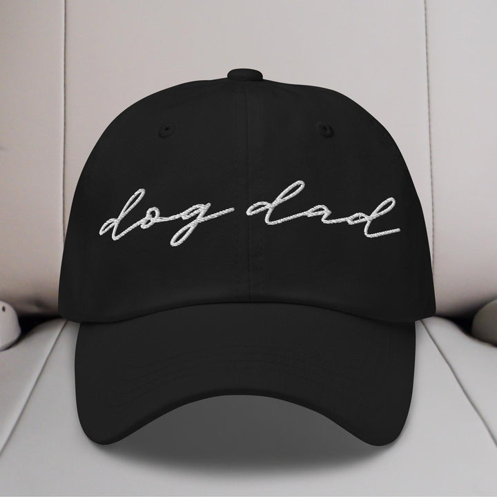 Dog Dad Script Embroidered Hat