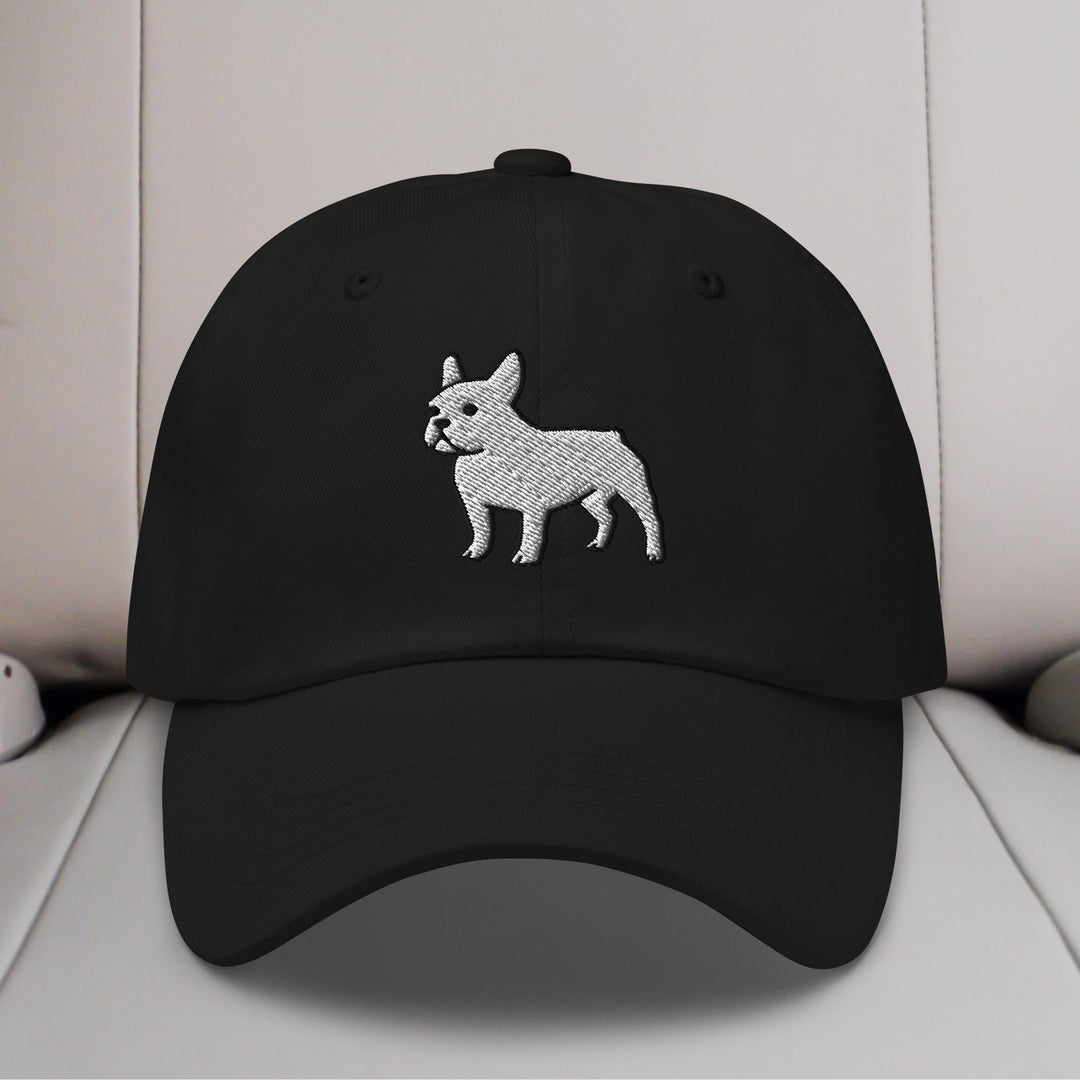French Bulldog (White) Embroidered Hat