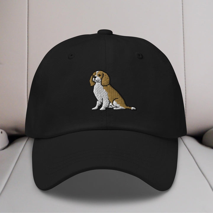 Cavalier King Charles Spaniel Sit (Blenheim) Embroidered Hat