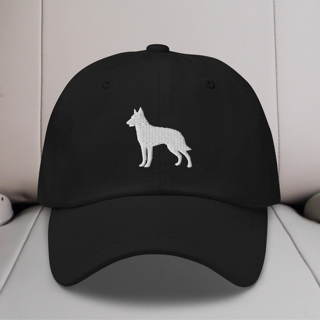 Belgian Malinois Silhouette Embroidered Hat