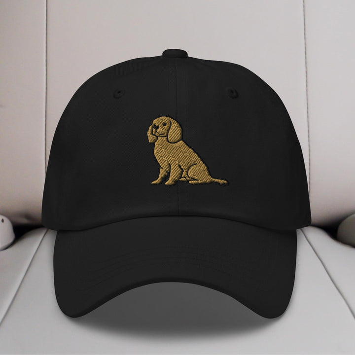 Cavalier King Charles Spaniel Sit (Ruby) Embroidered Hat