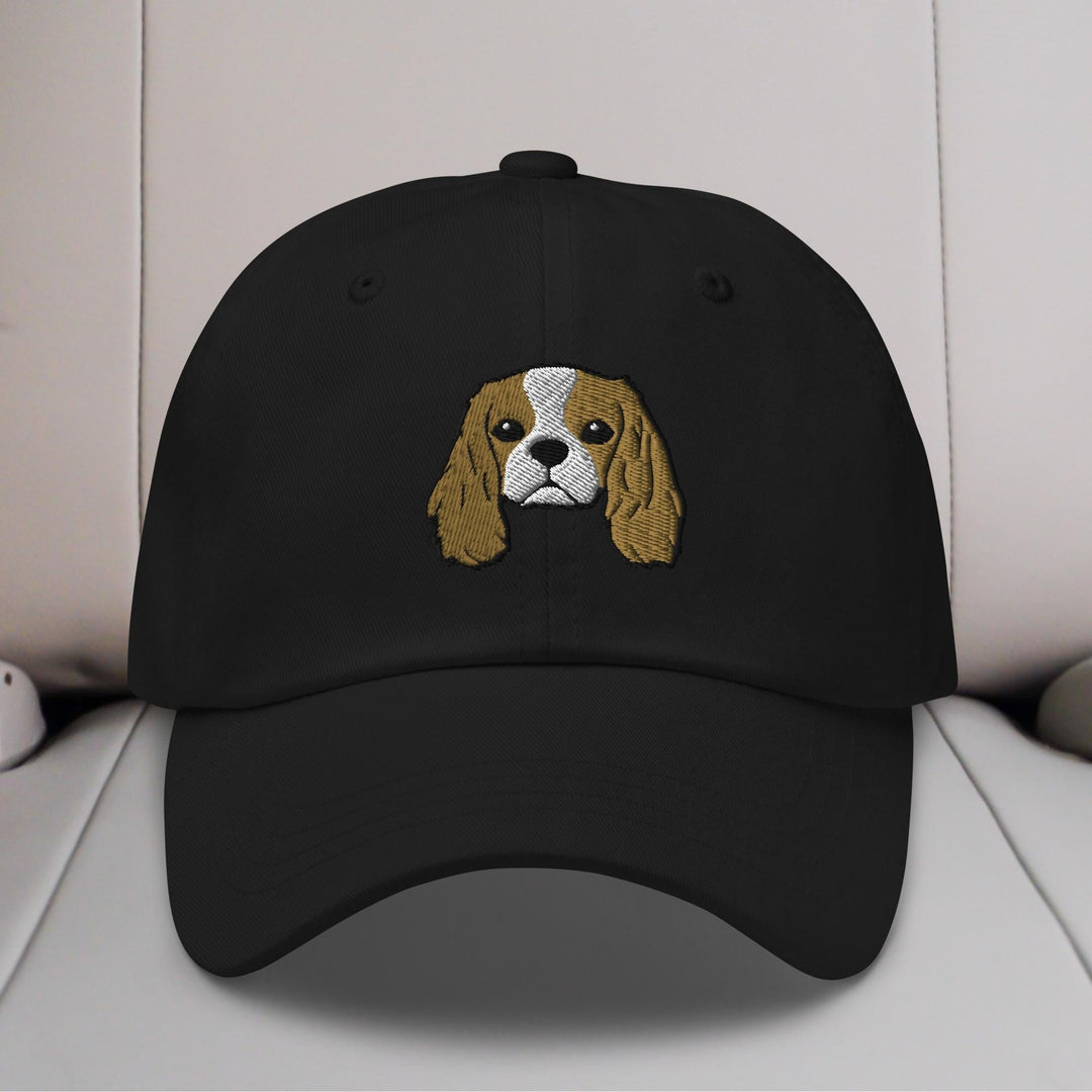 Cavalier King Charles Spaniel Head (Blenheim) Embroidered Hat